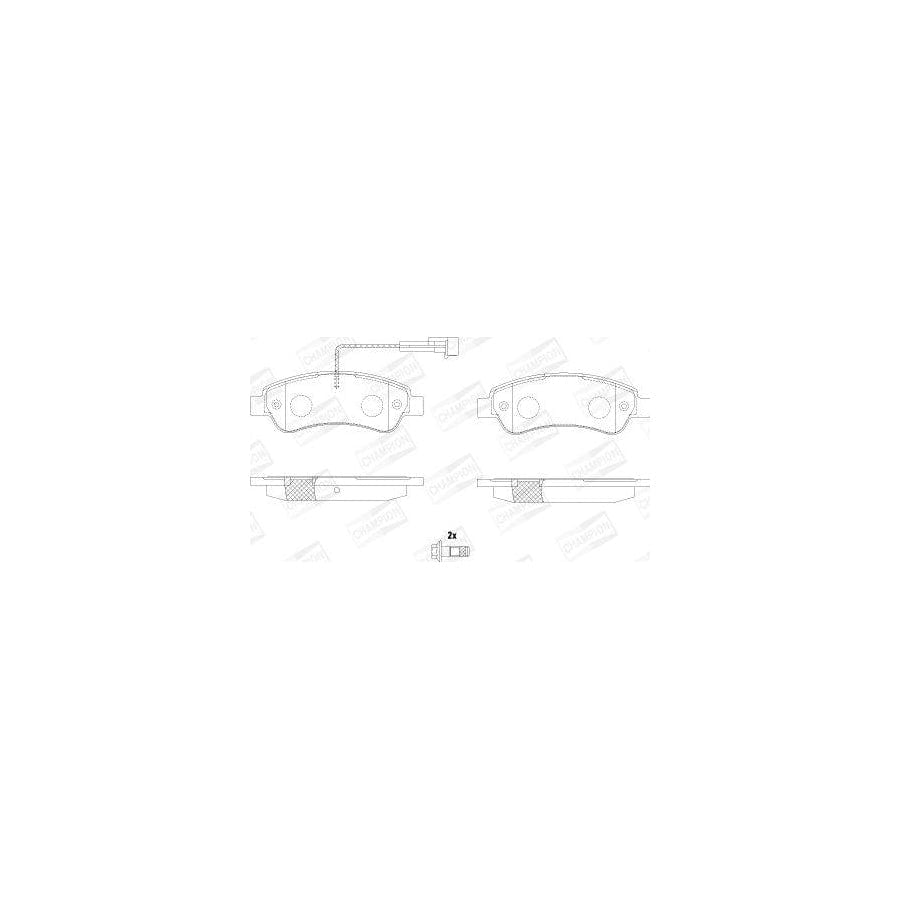 Champion 573632Ch Brake Pad Set