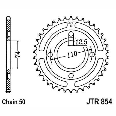 JT JTR854,43 Chain Sprocket