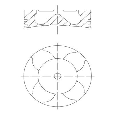 MAHLE 2096200 Piston