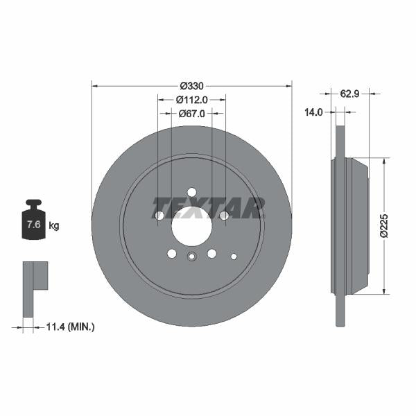 AUTOFREN SEINSA D7-119C Brake Caliper Guide Sleeve Kit