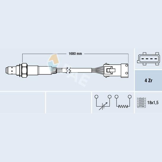 FAE AE77374 Lambda Sensor