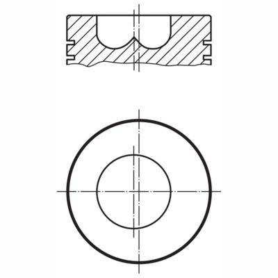 MAHLE 0374400 Piston