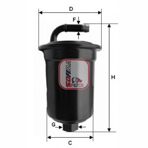 SOFIMA S1694B Fuel Filter