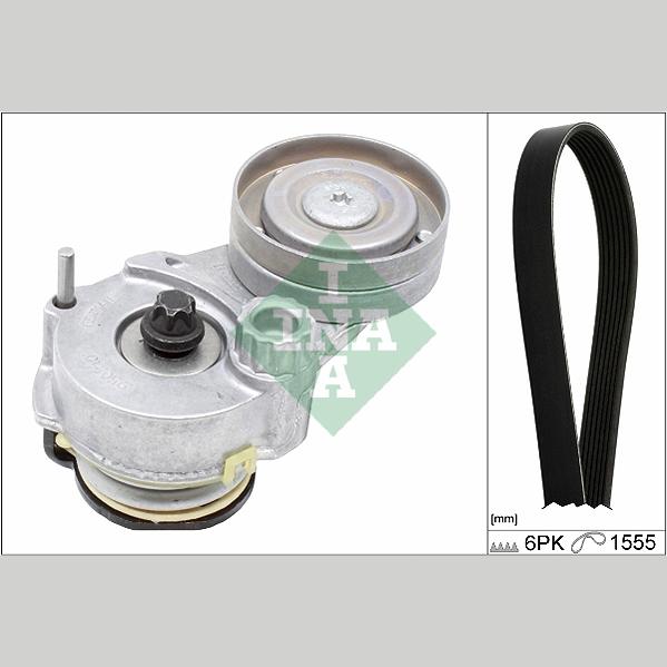 INA 529032710 V-Ribbed Belt Set