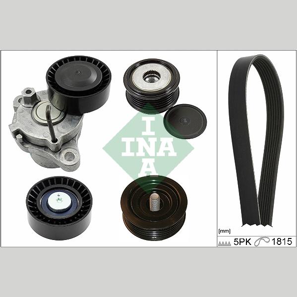 INA 529019510 V-Ribbed Belt Set