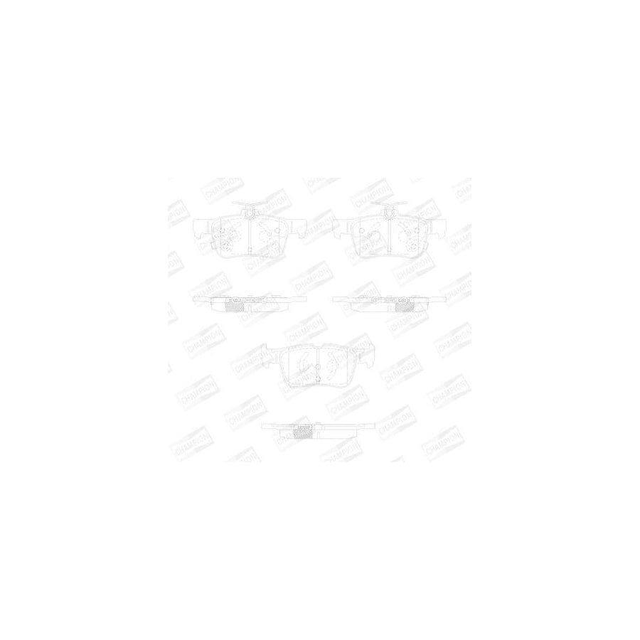 Champion 573687Ch Brake Pad Set