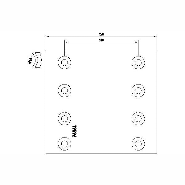 OE OPEL 9191985 Handbrake Cable Conversion Kit