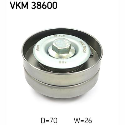 SKF VKM38600 V-Ribbed Belt Deflection/Guide Pulley