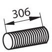 DINEX DIN81657 Exhaust System Corrugated Pipe