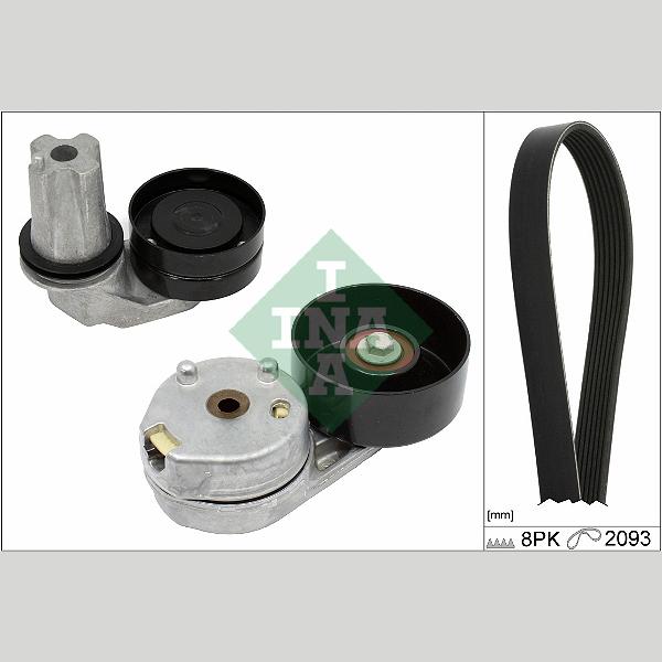 INA 529044510 V-Ribbed Belt Set