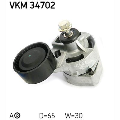 SKF VKM34702 V-Ribbed Belt Tensioner Pulley