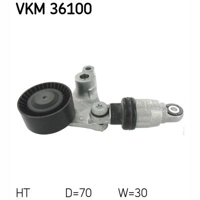 SKF VKM36100 V-Ribbed Belt Tensioner Pulley