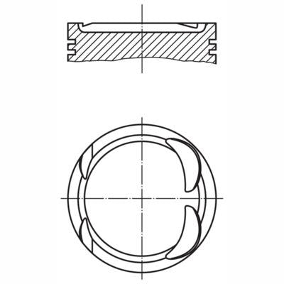 MAHLE 0040600 Piston