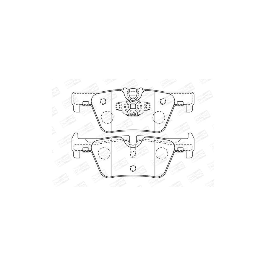 Champion 573401Ch Brake Pad Set