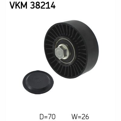 SKF VKM38214 V-Ribbed Belt Deflection/Guide Pulley