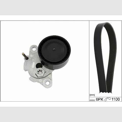 INA 529008510 V-Ribbed Belt Set