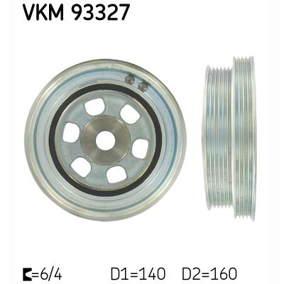 SKF VKM93327 Crankshaft Belt Pulley