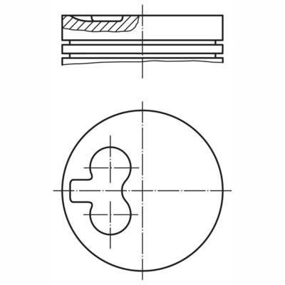 MAHLE 0400901 Piston