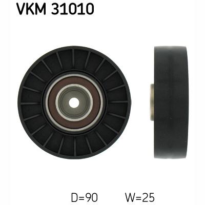 SKF VKM31010 V-Ribbed Belt Deflection/Guide Pulley
