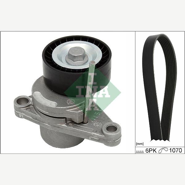 INA 529034410 V-Ribbed Belt Set