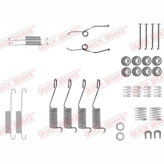 QUICK BRAKE QB105-0697 Brake Shoes Accessory Kit