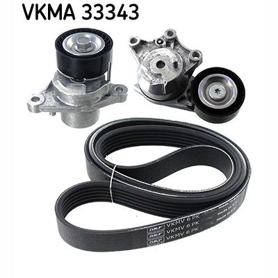 SKF VKMA33343 V-Ribbed Belt Set