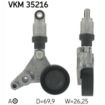 SKF VKM35216 V-Ribbed Belt Tensioner Pulley