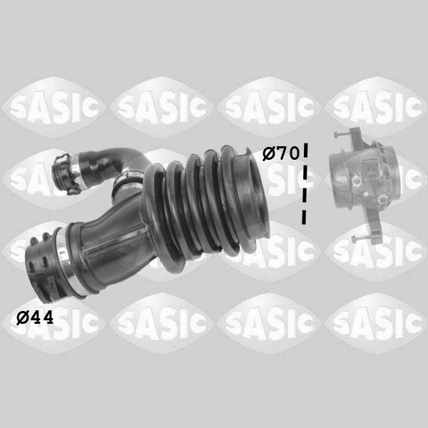 SASIC SAS3336250 Charge Air Hose