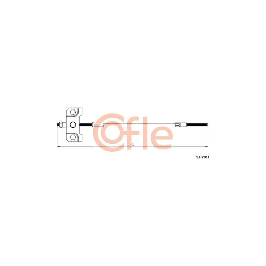 Cofle 92.1.Hy011 Hand Brake Cable for Hyundai Tucson (Jm)