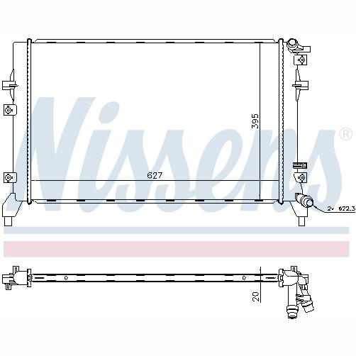 NISSENS NIS65315 Charge Air Cooler