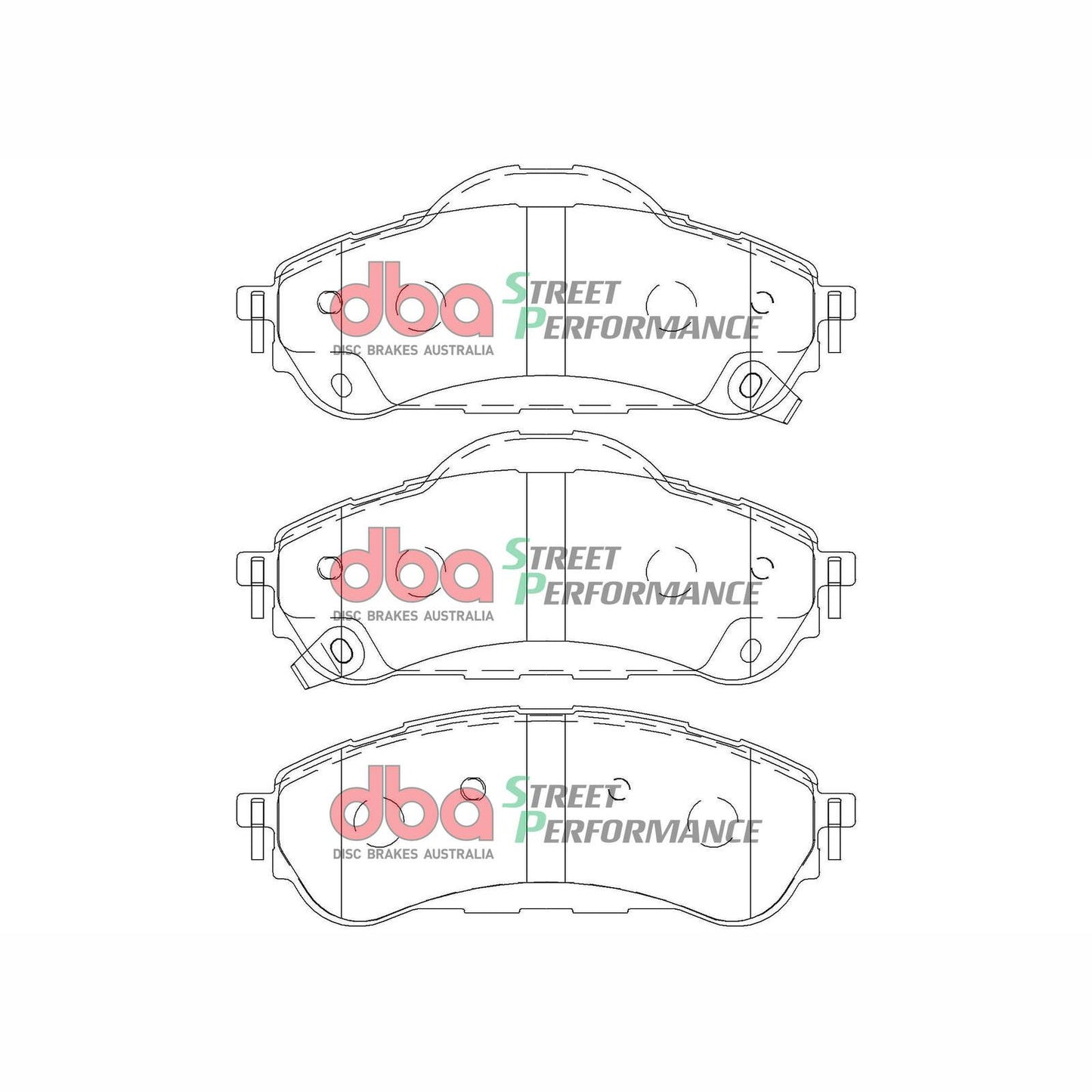 DBA DB2411SP High Performance Brake Pad Set