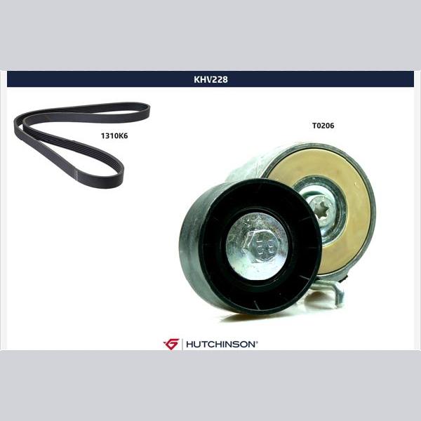 HUTCHINSON HUKHV228 V-Ribbed Belt Set