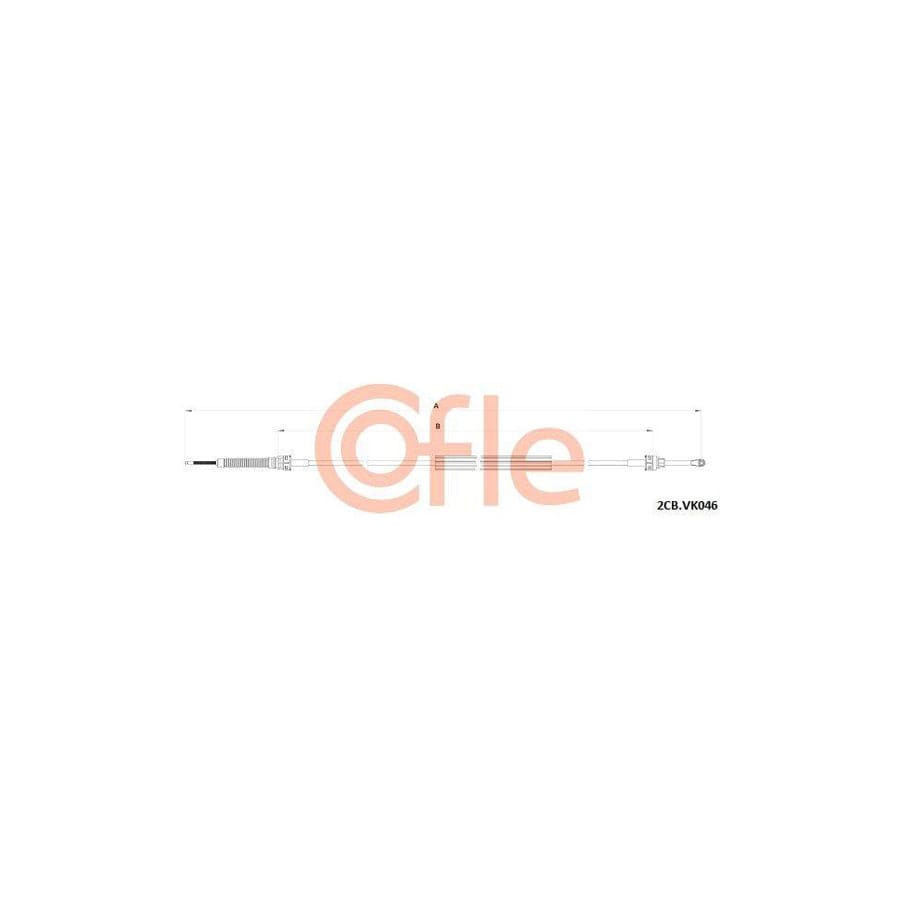 Cofle 92.2Cb.Vk046 Cable, Manual Transmission