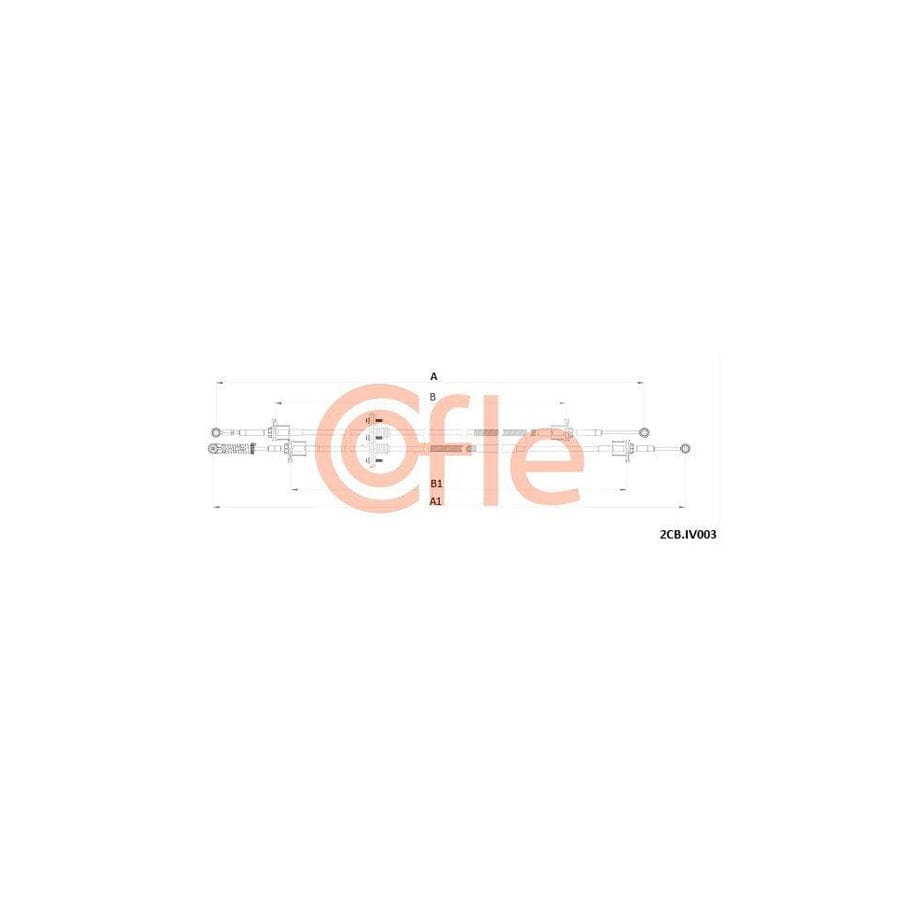 Cofle 92.2Cb.Iv003 Cable, Manual Transmission for Iveco Daily