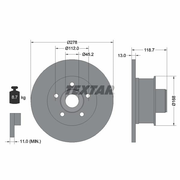 WABCO 4801029322 Brake Caliper Guide Bellow
