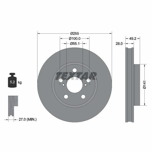 QUICK BRAKE QB10008X Brake Caliper Guide Bellow