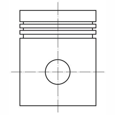 MAHLE 0396000 Piston