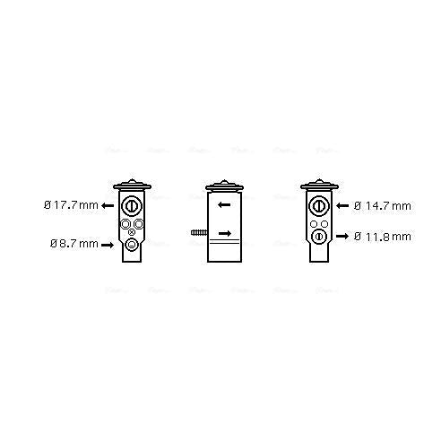 AVA COOLING RT1332AVA Air Conditioning Expansion Valve