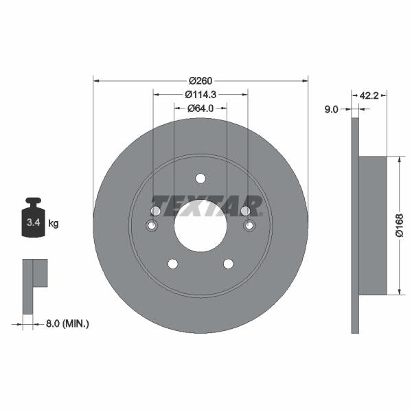 QUICK BRAKE QB113-1486X Brake Caliper Guide Sleeve Kit