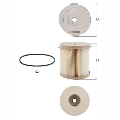MAHLE KX271D Fuel Filter