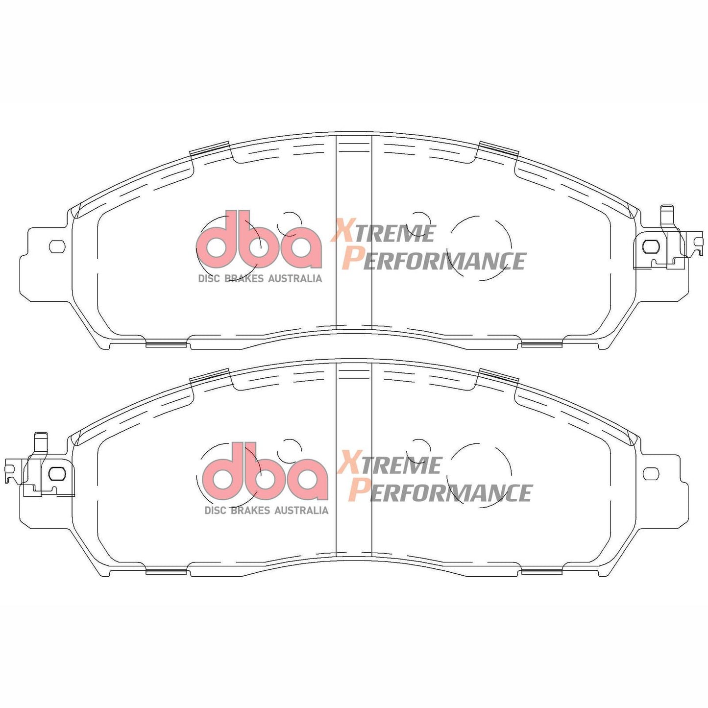 DBA DB2374XP High Performance Brake Pad Set