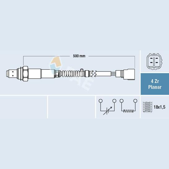 FAE AE77517 Lambda Sensor