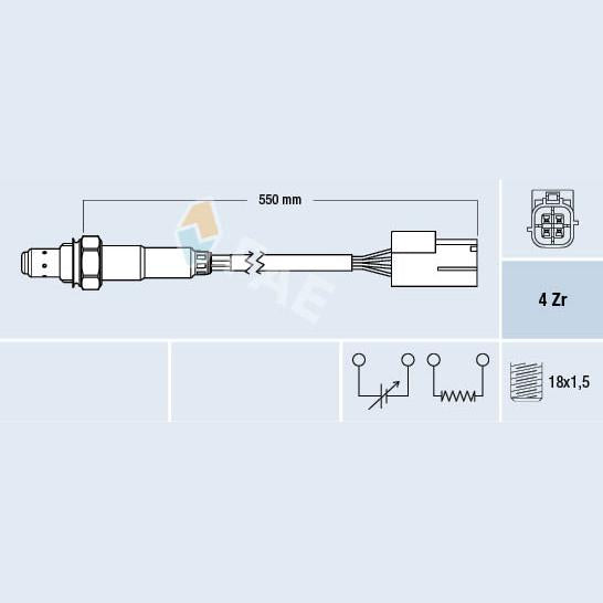 FAE AE77468 Lambda Sensor