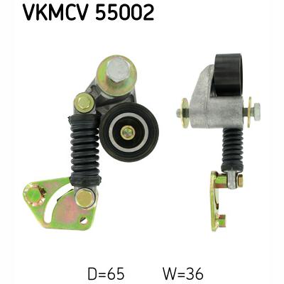 SKF VKMCV55002 V-Ribbed Belt Tensioner Pulley