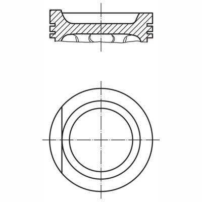 MAHLE 0347600 Piston