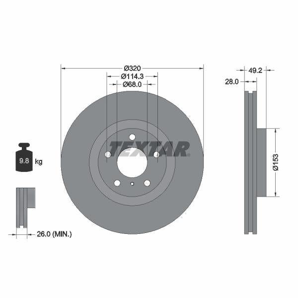 QUICK BRAKE QB113-1412X Brake Caliper Guide Sleeve Kit