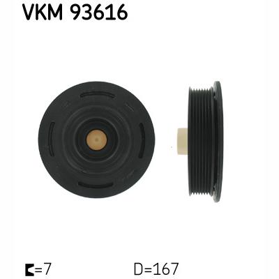 SKF VKM93616 Crankshaft Belt Pulley
