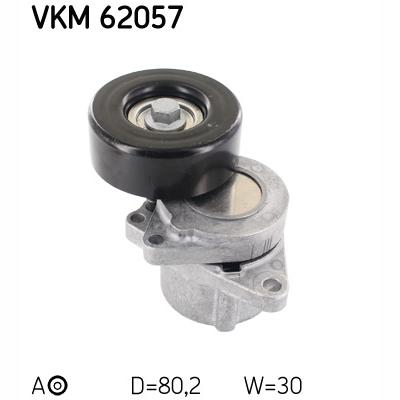 SKF VKM62057 V-Ribbed Belt Tensioner Pulley