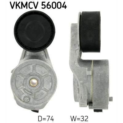 SKF VKMCV56004 V-Ribbed Belt Tensioner Pulley