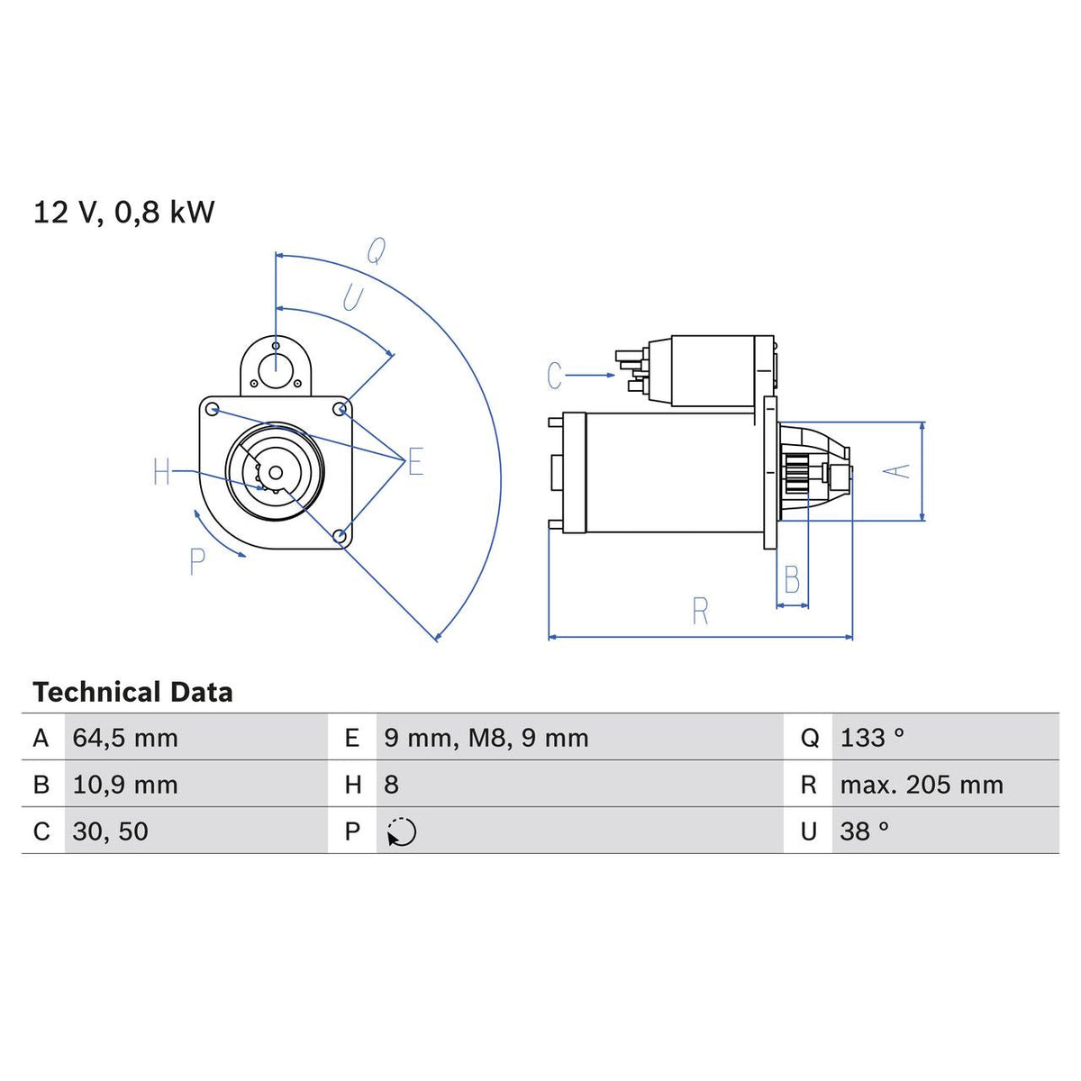 BOSCH 0986024210 Starter